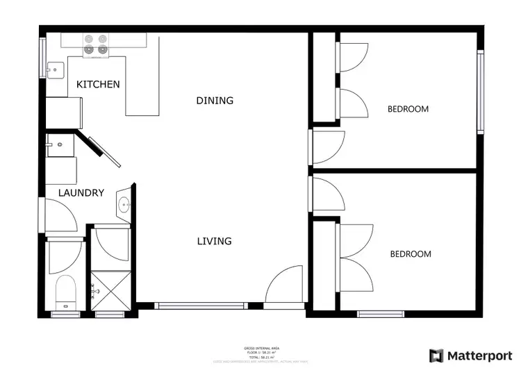Floorplan of Homely house listing, 1/16-18 Gray Street, Swan Hill VIC 3585