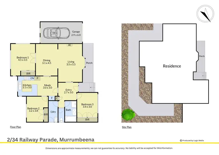 Floorplan of Homely unit listing, 2/34 Railway Parade, Murrumbeena VIC 3163
