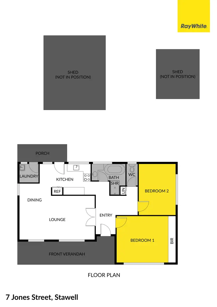 Floorplan of Homely house listing, 7 Jones Street, Stawell VIC 3380