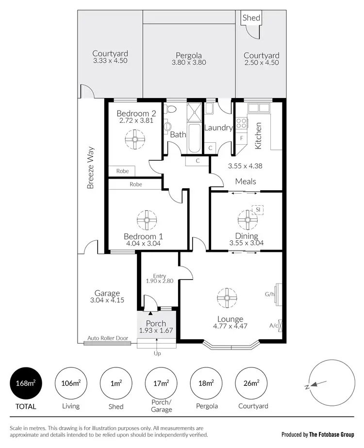 Floorplan of Homely unit listing, 2/22 Sturdee Street, Linden Park SA 5065