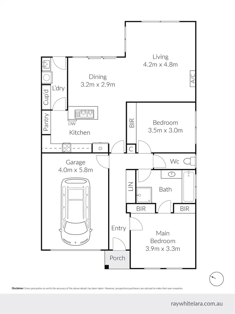 Floorplan of Homely house listing, 5 Plover Street, Lara VIC 3212