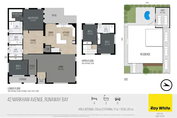 Floorplan of Homely house listing, 42 Markham Avenue, Runaway Bay QLD 4216