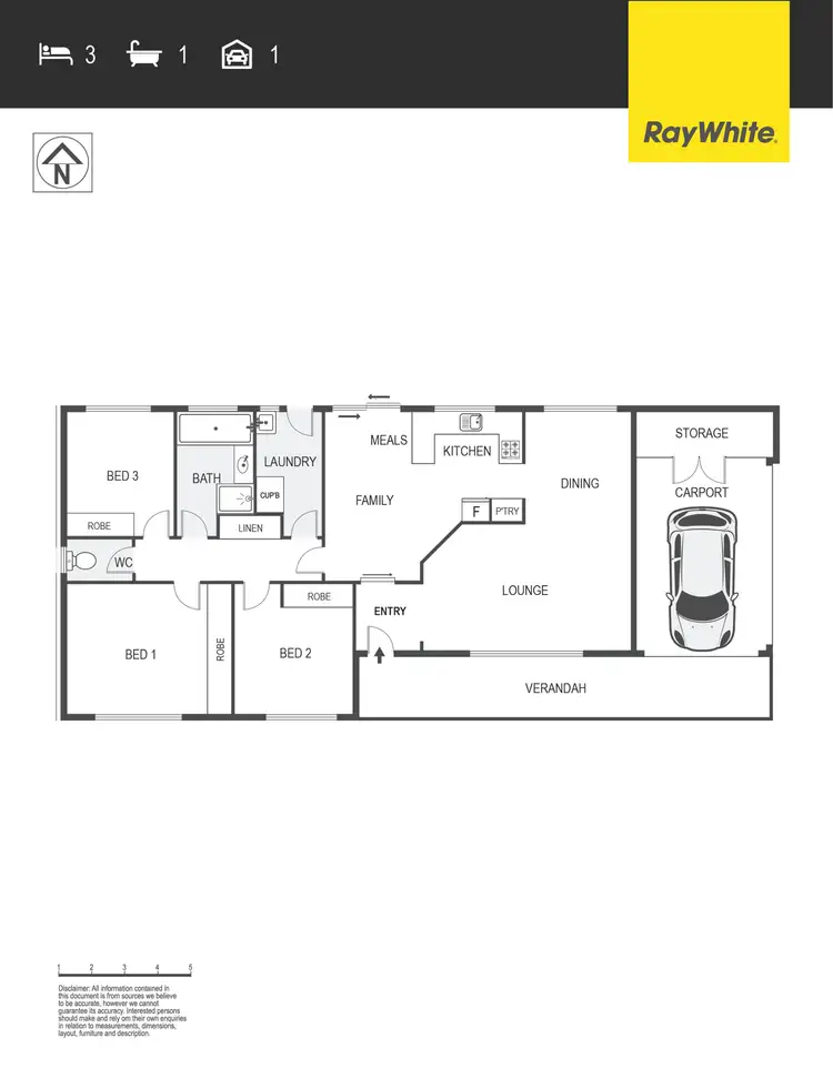 Floorplan of Homely townhouse listing, 12/12 Jondol Place, Isabella Plains ACT 2905