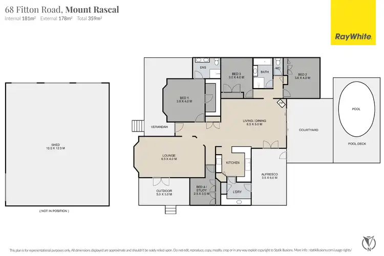 Floorplan of Homely house listing, 68 Fitton Road, Mount Rascal QLD 4350