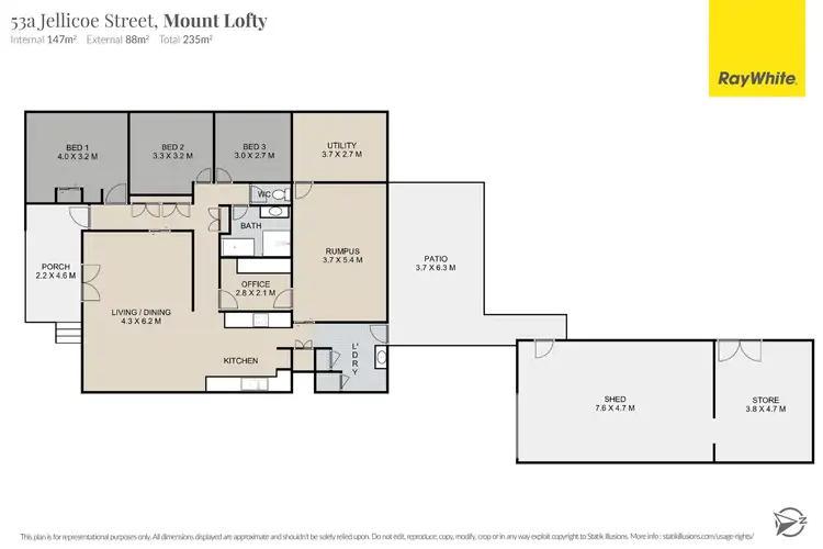 Floorplan of Homely house listing, 53A Jellicoe Street, Mount Lofty QLD 4350