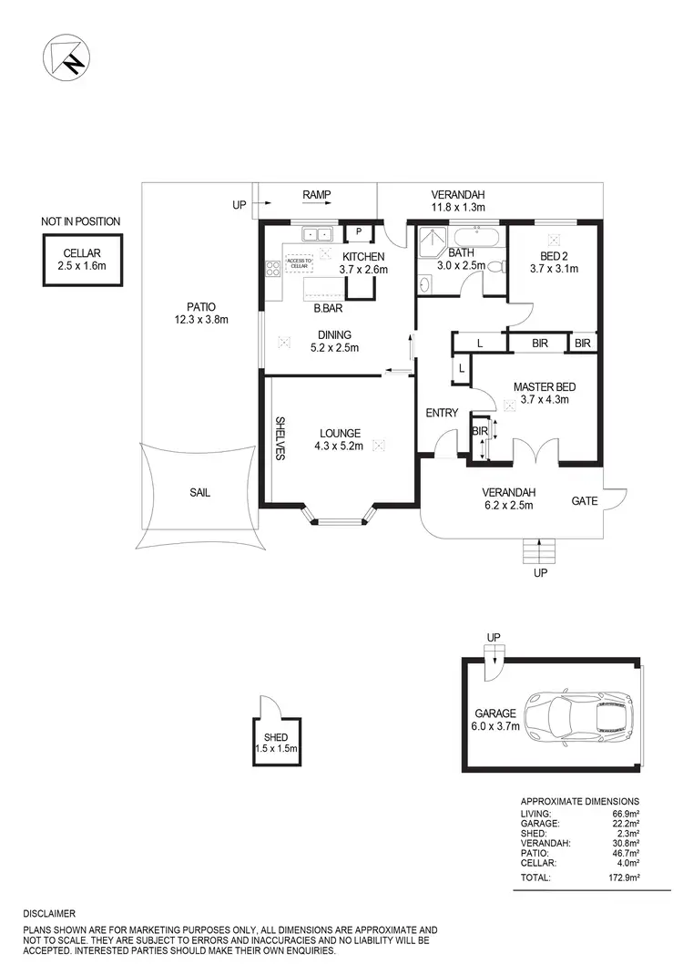 Floorplan of Homely house listing, 2/30 Montrose Avenue, Netherby SA 5062
