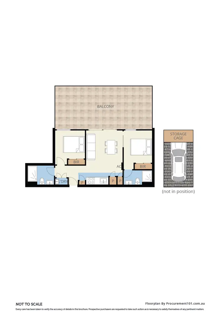 Floorplan of Homely apartment listing, 402/36 Lilydale Grove, Hawthorn East VIC 3123