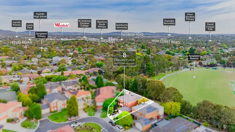 Floorplan of Homely house listing, 8 Labuan Place, Wantirna VIC 3152