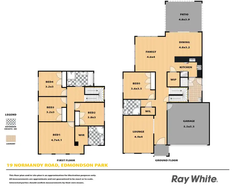 Floorplan of Homely house listing, 19 Normandy Road, Edmondson Park NSW 2174