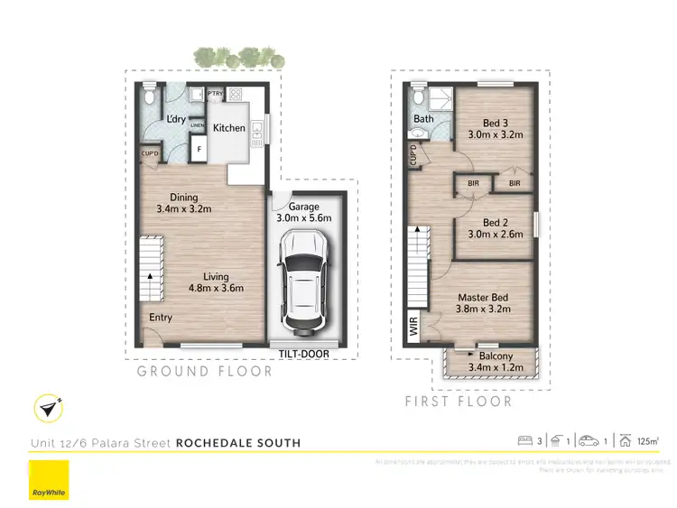 Floorplan of Homely townhouse listing, 12/6 Palara Street, Rochedale South QLD 4123