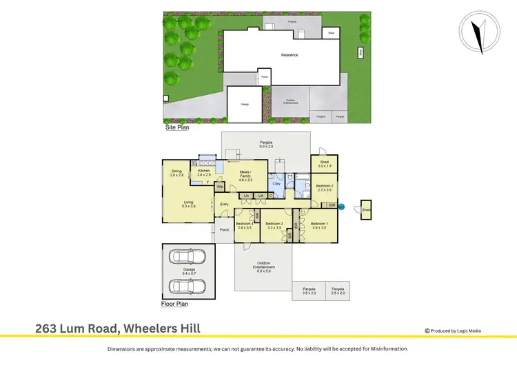 Floorplan of Homely house listing, 263 Lum Road, Wheelers Hill VIC 3150