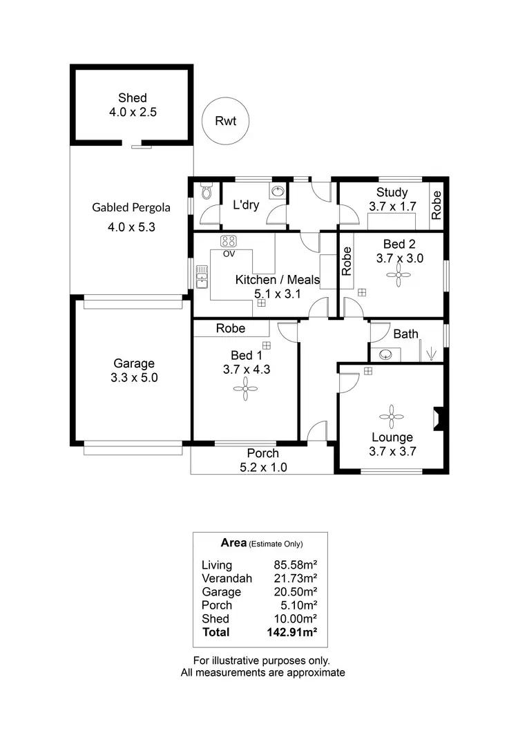 Floorplan of Homely house listing, 1/10 Main Street, Lockleys SA 5032