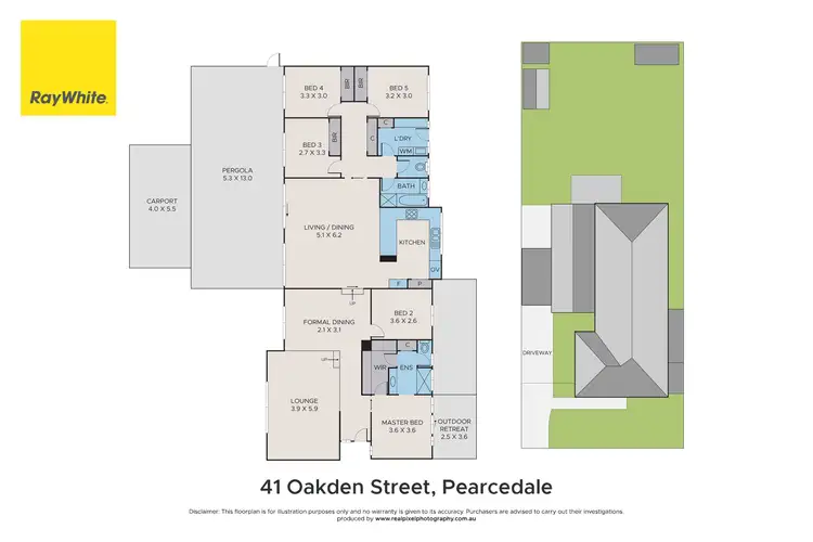 Floorplan of Homely house listing, 41 Oakden Street, Pearcedale VIC 3912