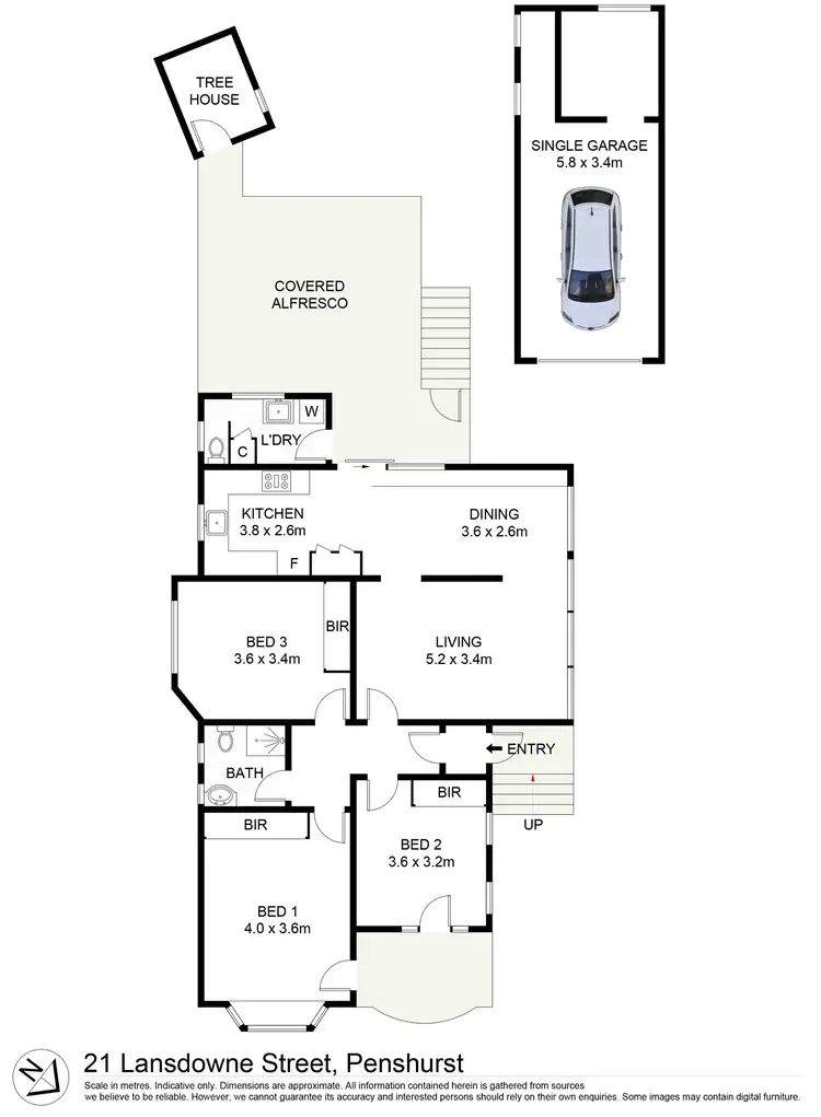 Floorplan of Homely house listing, 21 Lansdowne Street, Penshurst NSW 2222