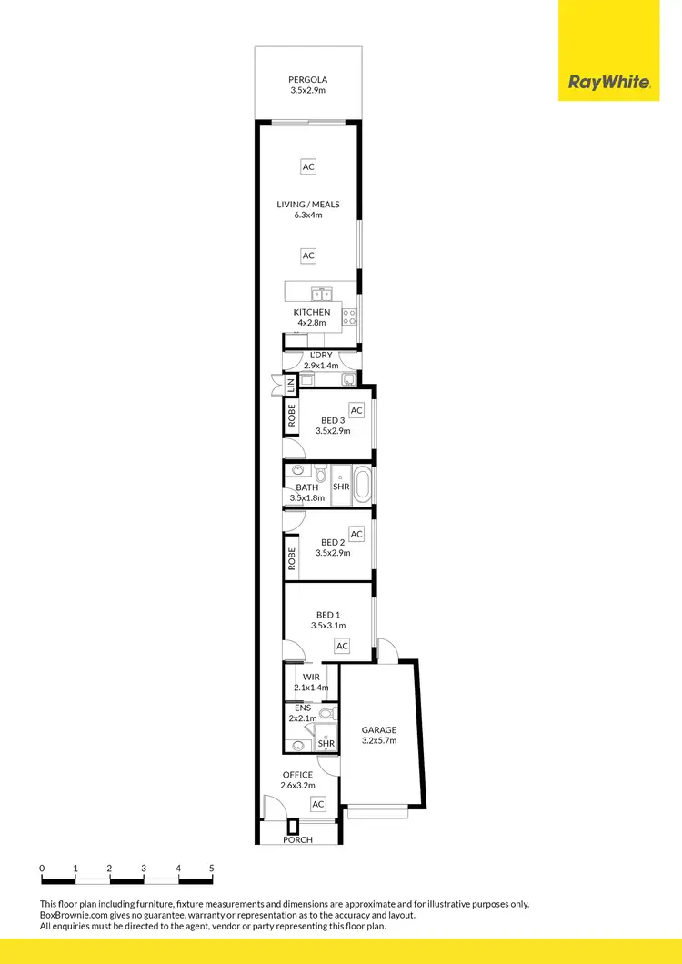 Floorplan of Homely house listing, 26A Laurence Street, Dover Gardens SA 5048