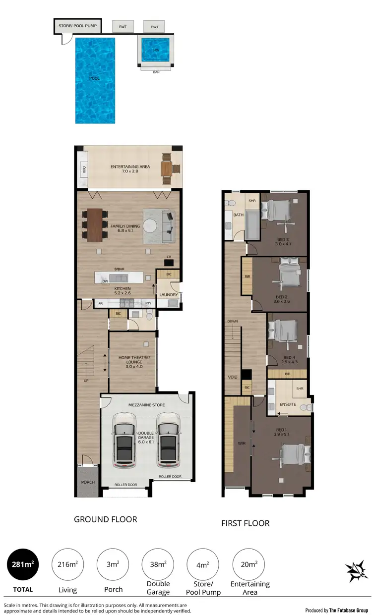 Floorplan of Homely house listing, 3A Broden Road, West Beach SA 5024