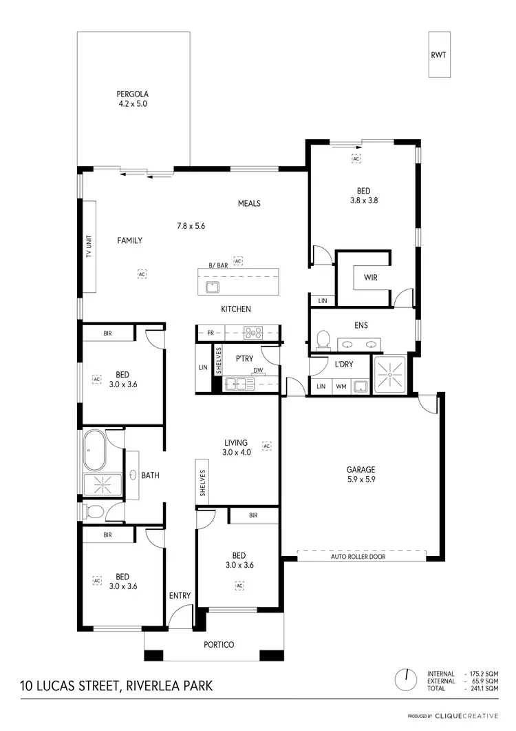 Floorplan of Homely house listing, 10 Lucas Street, Riverlea Park SA 5120