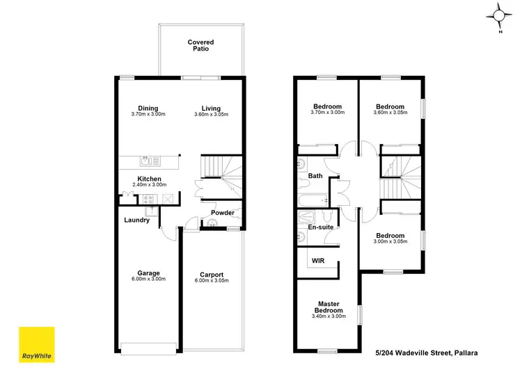 Floorplan of Homely townhouse listing, 5/204 Wadeville Street, Pallara QLD 4110