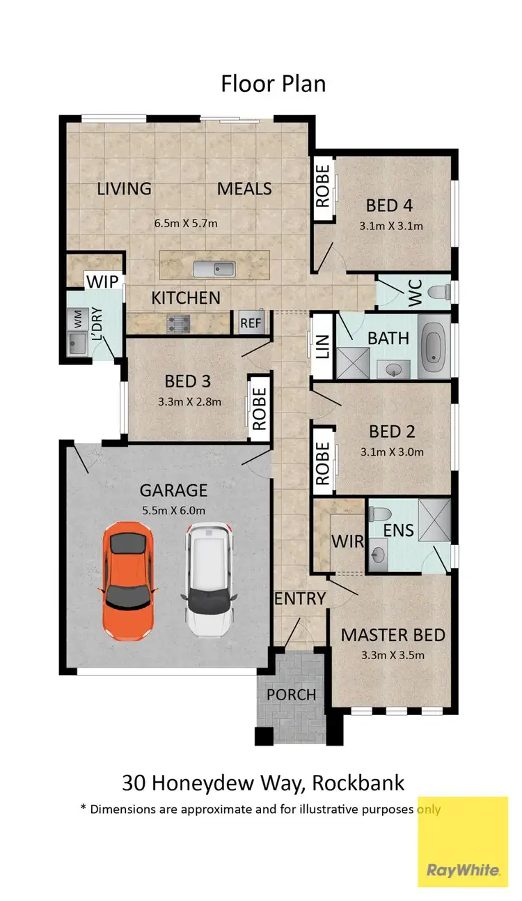 Floorplan of Homely house listing, 30 Honeydew Way, Rockbank VIC 3335