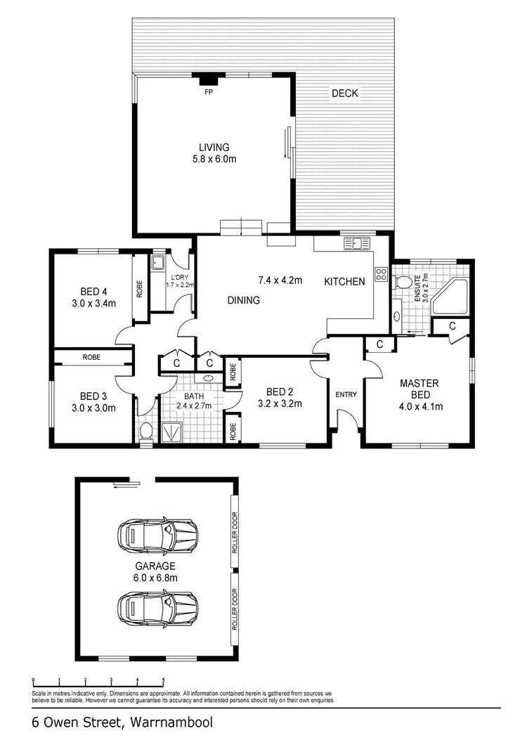 Floorplan of Homely house listing, 6 Owen Street, Warrnambool VIC 3280