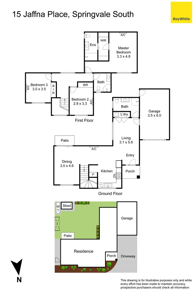 Floorplan of Homely townhouse listing, 15 Jaffna Place, Springvale South VIC 3172