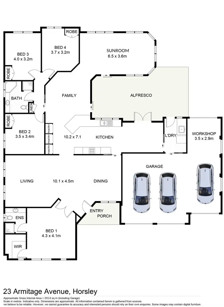 Floorplan of Homely house listing, 23 Armitage Avenue, Horsley NSW 2530