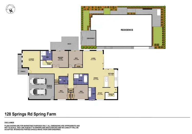 Floorplan of Homely house listing, 128 Springs Road, Spring Farm NSW 2570