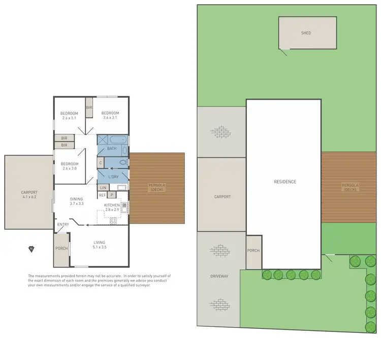 Floorplan of Homely house listing, 6 Millewa Way, Wyndham Vale VIC 3024