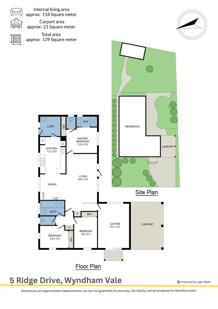 Floorplan of Homely house listing, 5 Ridge Drive, Wyndham Vale VIC 3024
