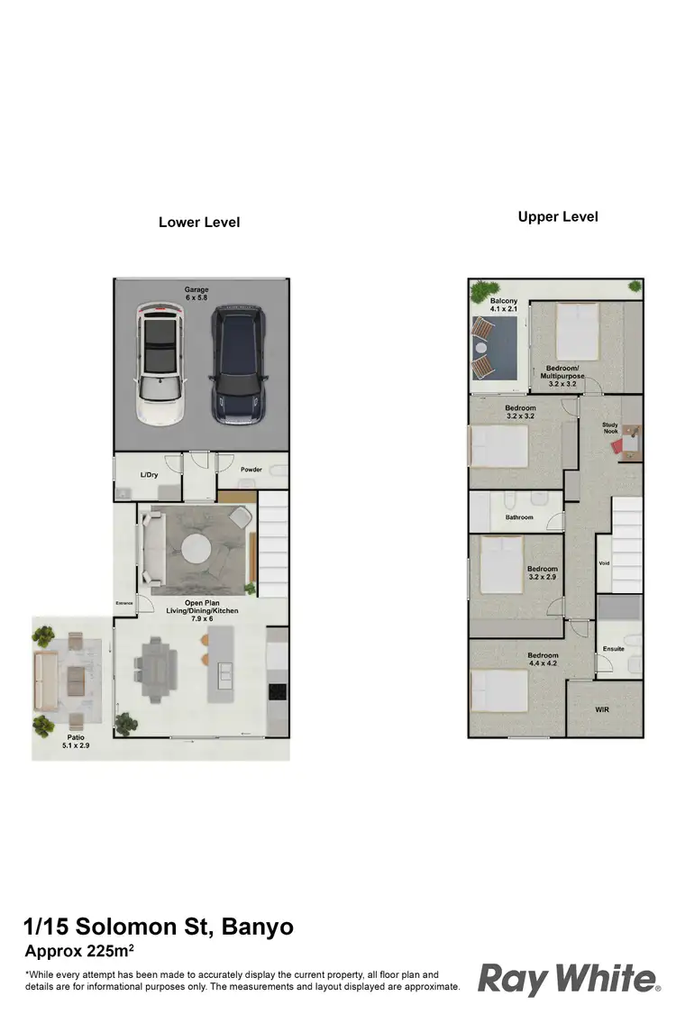 Floorplan of Homely townhouse listing, 1/15 Solomon Street, Banyo QLD 4014