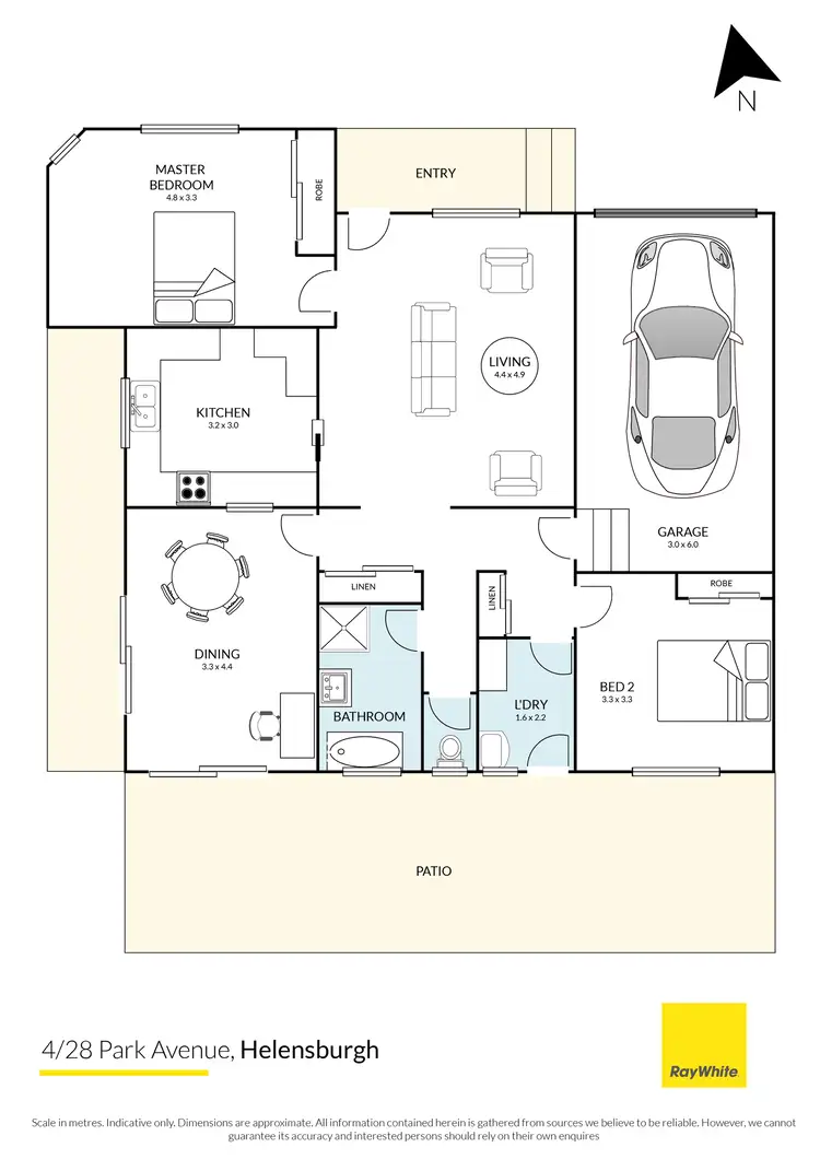 Floorplan of Homely villa listing, 4/28 Park Avenue, Helensburgh NSW 2508