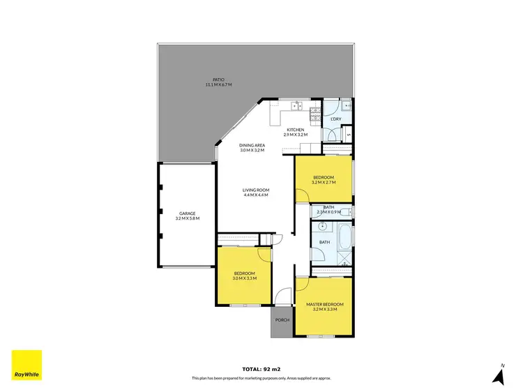 Floorplan of Homely house listing, 1/16 Lily Drive, Sydenham VIC 3037