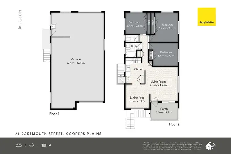 Floorplan of Homely house listing, 61 Dartmouth Street, Coopers Plains QLD 4108