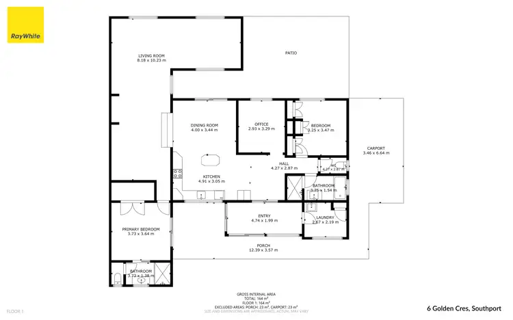 Floorplan of Homely house listing, 6 Golden Crescent, Southport QLD 4215