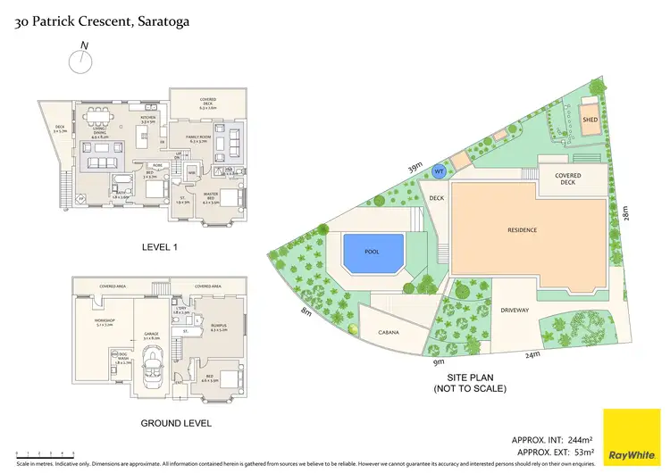 Floorplan of Homely house listing, 30 Patrick Crescent, Saratoga NSW 2251
