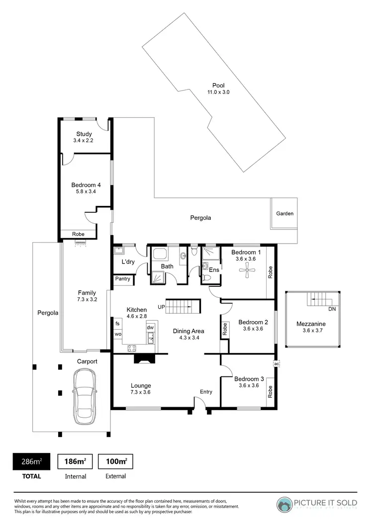 Floorplan of Homely house listing, 593 Tapleys Hill Road, Fulham SA 5024