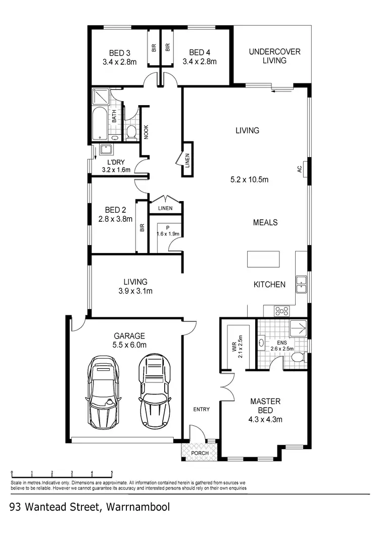 Floorplan of Homely house listing, 93 Wanstead Street, Warrnambool VIC 3280