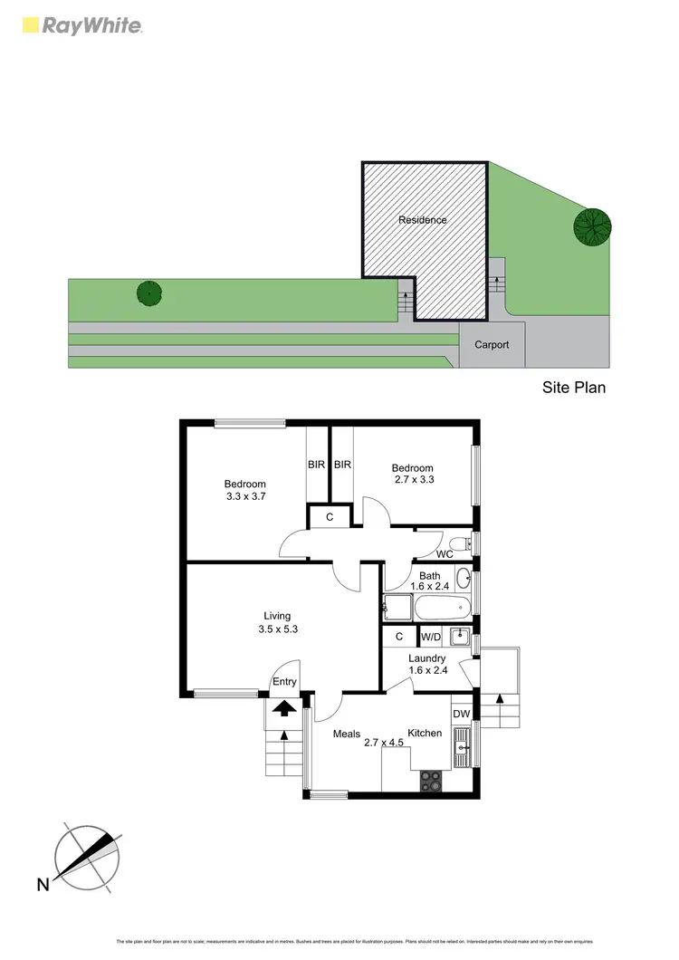 Floorplan of Homely unit listing, 2/36 George Street, Frankston VIC 3199