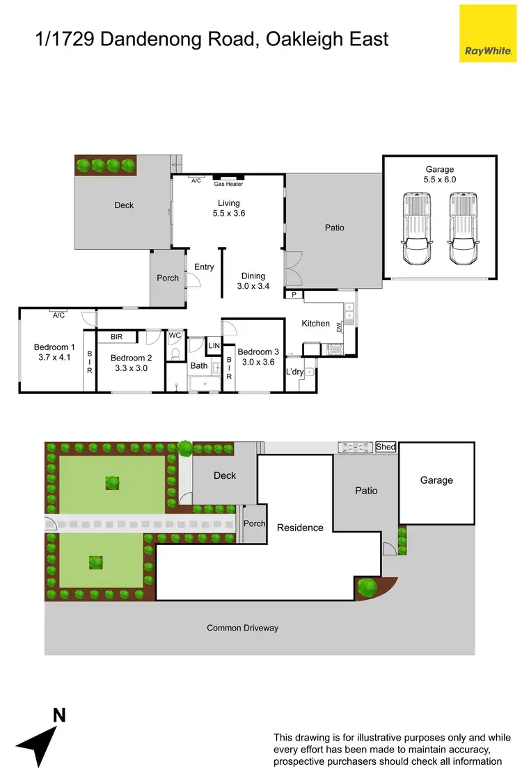 Floorplan of Homely unit listing, 1/1729 Dandenong Road, Oakleigh East VIC 3166