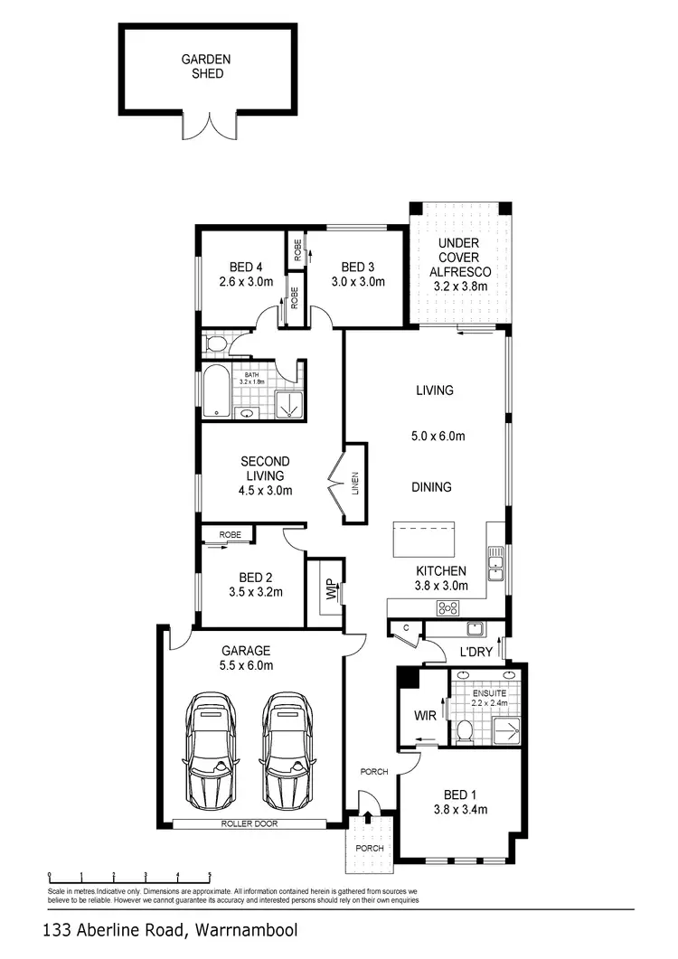 Floorplan of Homely house listing, 133 Aberline Road, Warrnambool VIC 3280