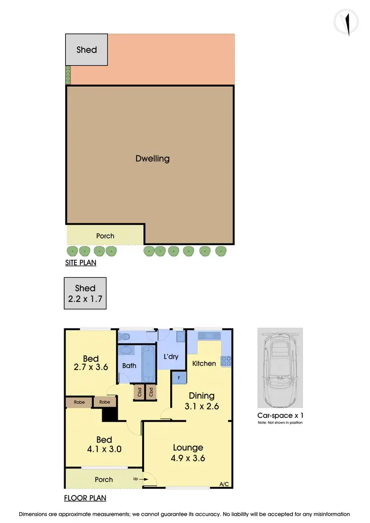 Floorplan of Homely unit listing, 3/21 Vincent Crescent, Noble Park VIC 3174