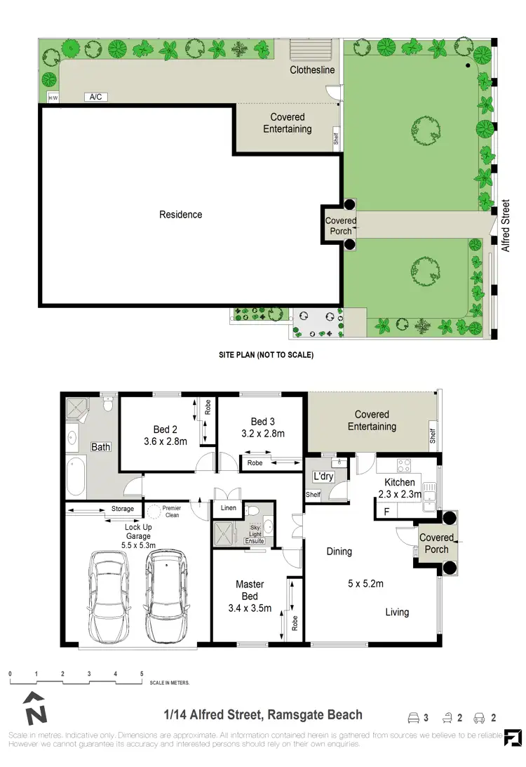 Floorplan of Homely villa listing, 1/14 Alfred Street, Ramsgate Beach NSW 2217