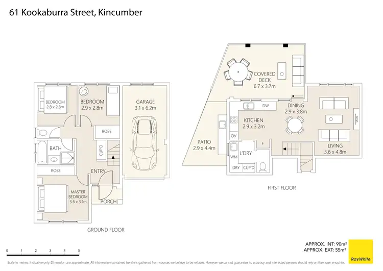 Floorplan of Homely townhouse listing, 61 Kookaburra Street, Kincumber NSW 2251