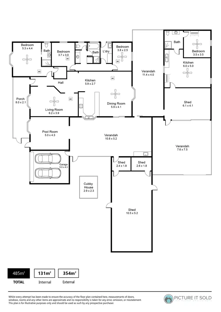 Floorplan of Homely house listing, 84 Greenfields Drive, Andrews Farm SA 5114