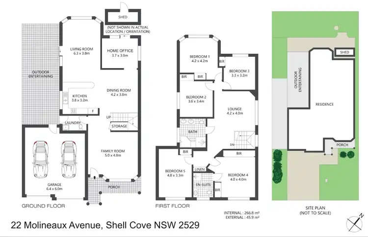 Floorplan of Homely house listing, 22 Molineaux Avenue, Shell Cove NSW 2529