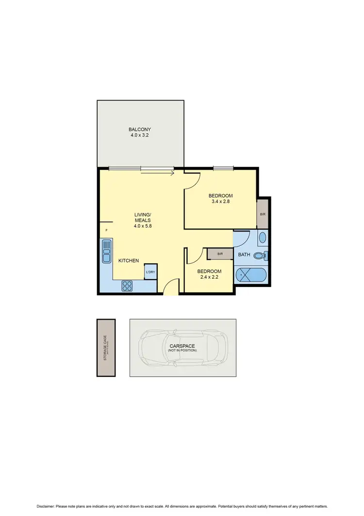 Floorplan of Homely apartment listing, 207/457-459 Lygon Street, Brunswick East VIC 3057