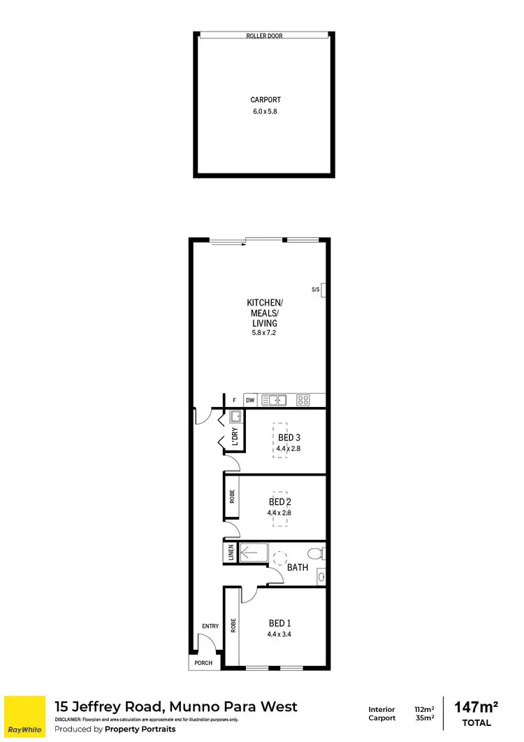 Floorplan of Homely house listing, 15 Jeffrey Road, Munno Para West SA 5115