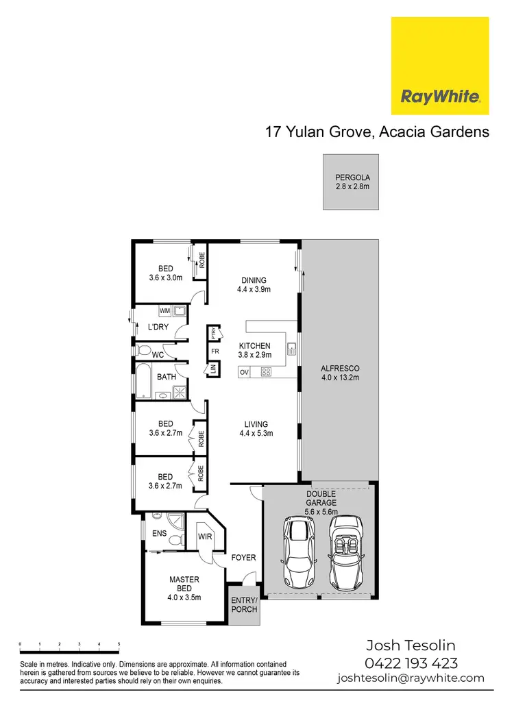 Floorplan of Homely house listing, 17 Yulan Grove, Acacia Gardens NSW 2763