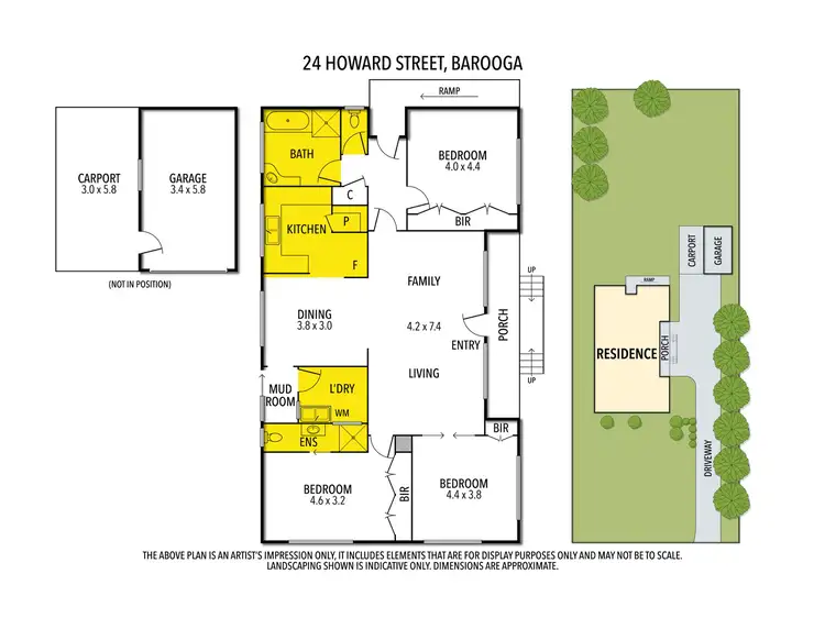 Floorplan of Homely house listing, 24 Howard Street, Barooga NSW 3644