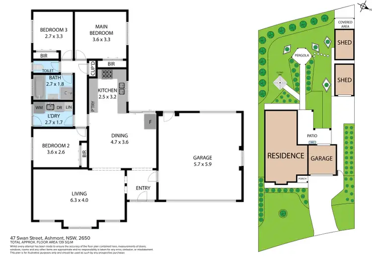 Floorplan of Homely house listing, 47 Swan Street, Ashmont NSW 2650